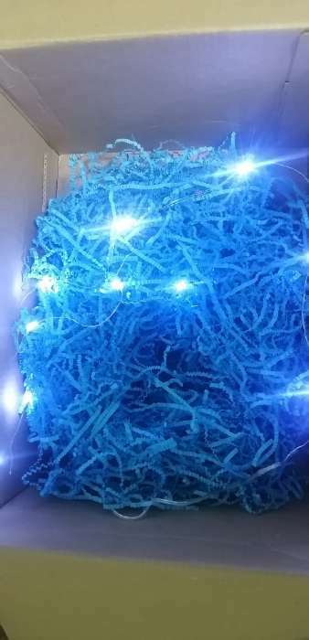 Фотография покупателя товара Гирлянда «Нить» 1 м роса, IP20, серебристая нить, 10 LED, свечение белое, CR2032х2 - Фото 4