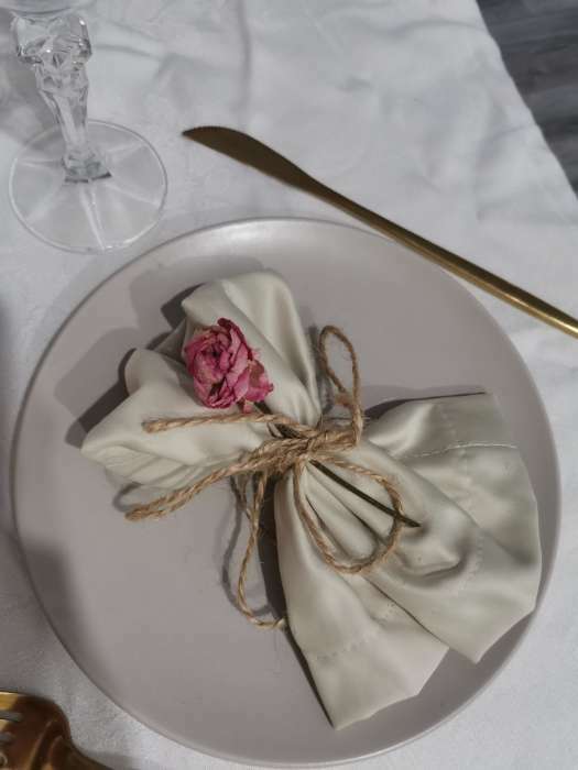 Фотография покупателя товара Тарелка керамическая десертная Доляна «Пастель», d=19 см, цвет крем-брюле