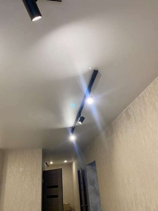 Фотография покупателя товара Трековый светильник Luazon Lighting под лампу Gu10, цилиндр, корпус черный