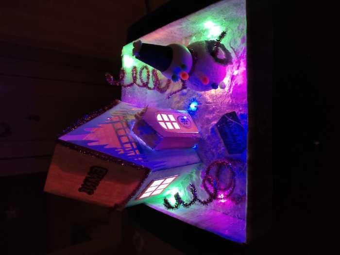 Фотография покупателя товара Гирлянда «Нить» 2 м роса, IP20, серебристая нить, 20 LED, свечение мульти, CR2032х2 - Фото 5