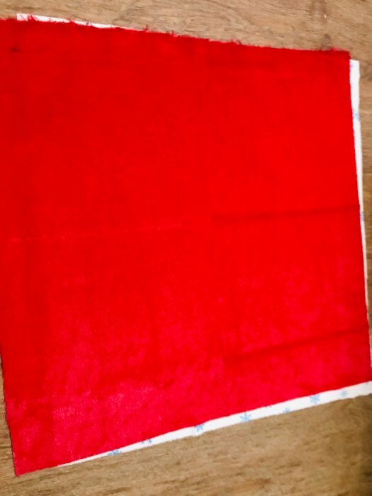 Фотография покупателя товара Лоскут для рукоделия, 50 × 50 см, мех, цвет красный - Фото 8