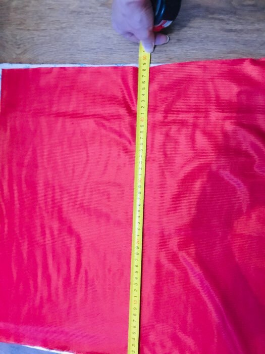 Фотография покупателя товара Лоскут для рукоделия, 50 × 50 см, мех, цвет красный - Фото 7