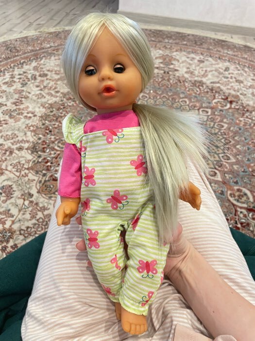 Фотография покупателя товара Волосы - тресс для кукол «Прямые» длина волос: 25 см, ширина: 100 см, цвет № 88 - Фото 1