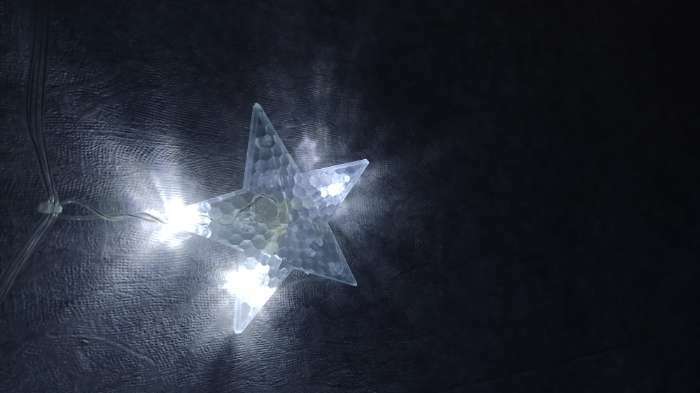 Фотография покупателя товара Гирлянда «Бахрома-арка» 2.5 × 1.2 м с насадками «Звёзды», IP20, прозрачная нить, 136 LED, свечение мульти, 8 режимов, 220 В - Фото 4