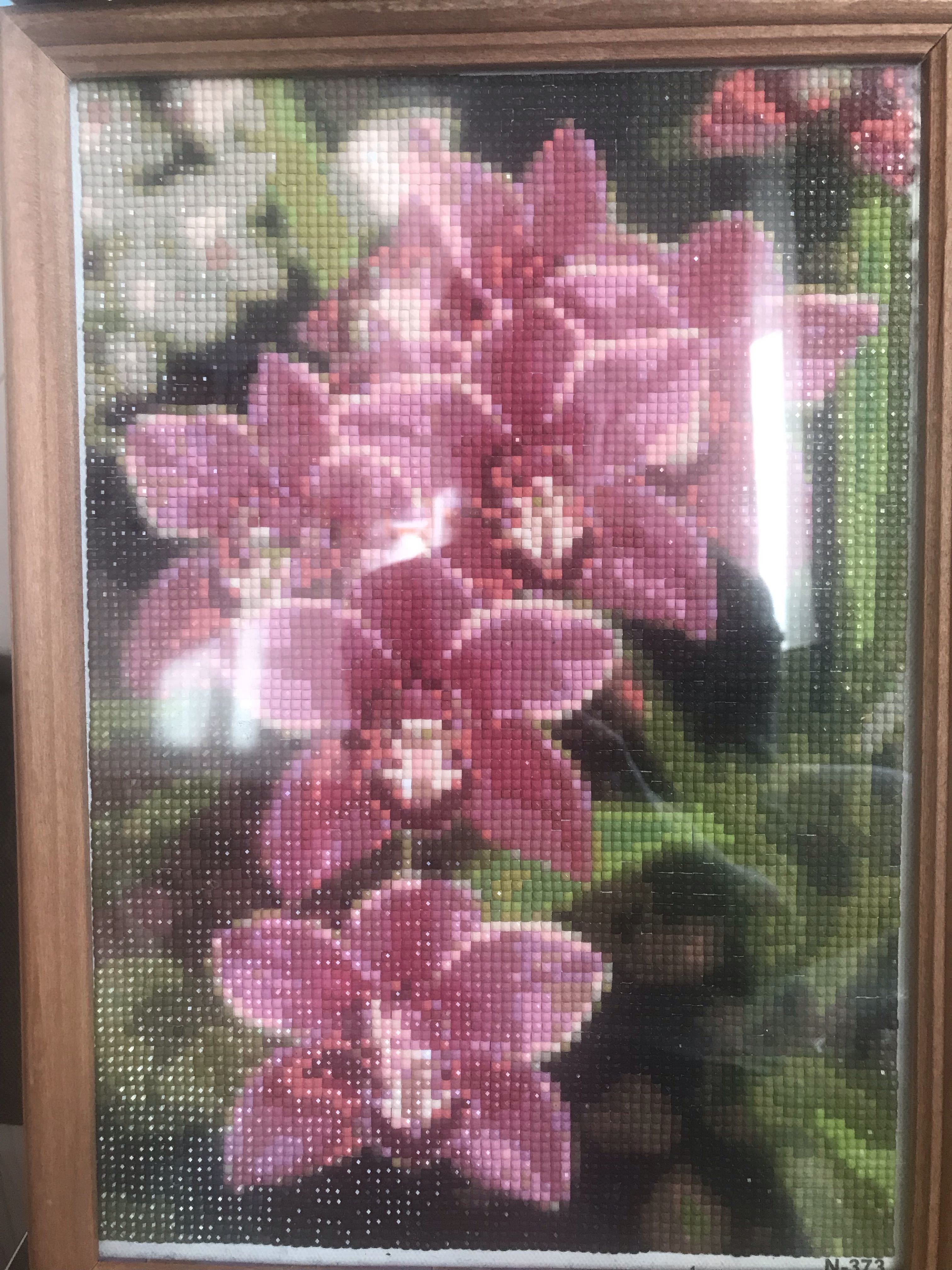 Фотография покупателя товара Алмазная мозаика «Дикая орхидея», 32 цвета - Фото 1