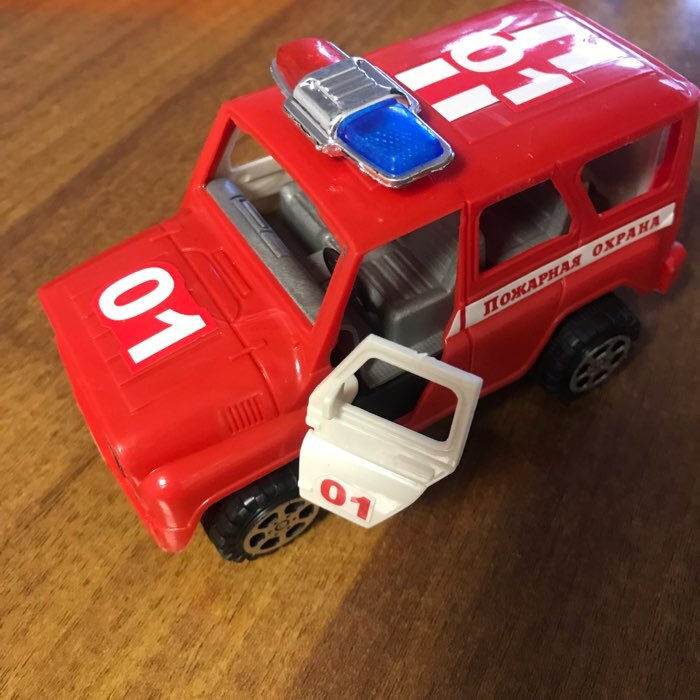 Фотография покупателя товара Машина инерционная «Пожарная охрана», с открывающимися дверьми