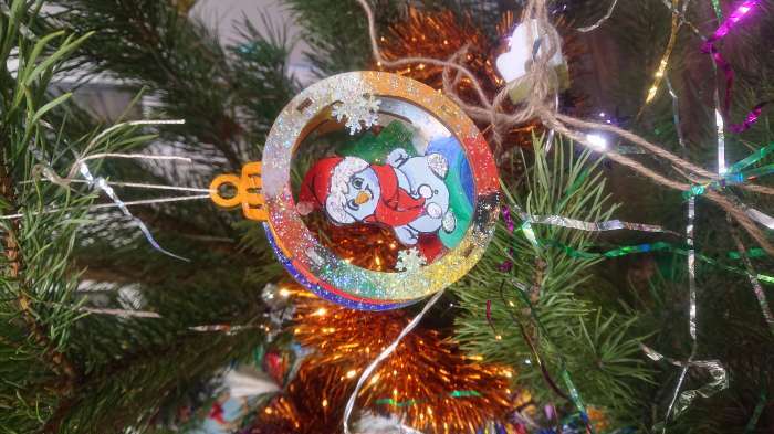 Фотография покупателя товара Роспись по дереву «Новый год! Снеговичок» - Фото 1