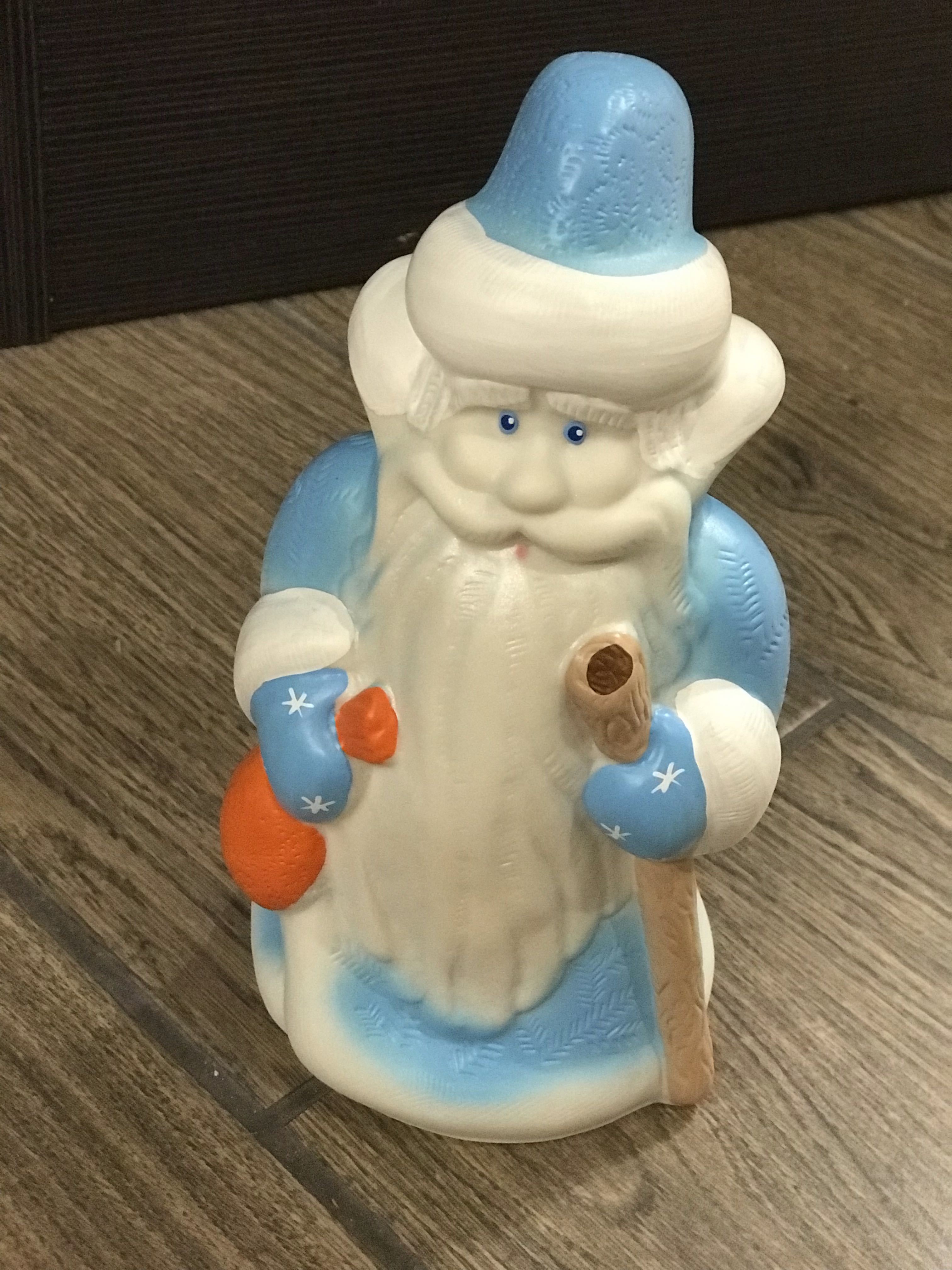 Фотография покупателя товара Резиновая игрушка «Дед Мороз» средний, МИКС - Фото 4