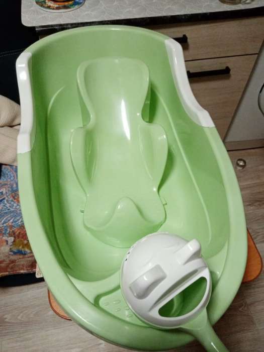 Фотография покупателя товара Набор для купания детский, цвет светло-зеленый - Фото 4