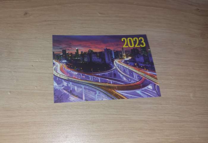 Фотография покупателя товара Карманный календарь "Мегаполис - 1" 2025 год, 7х10 см, МИКС - Фото 2