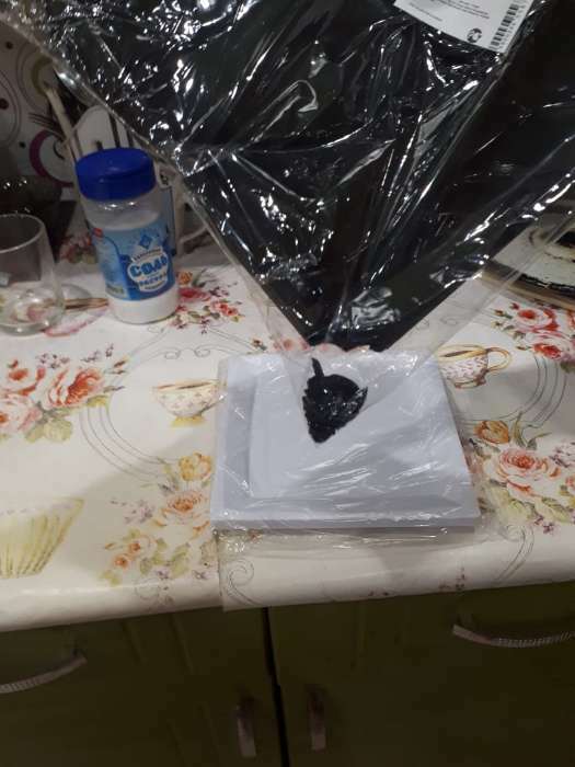 Фотография покупателя товара Тарелка пластиковая одноразовая, 17,2×17,2 см, квадратная, глубокая, черная - Фото 6