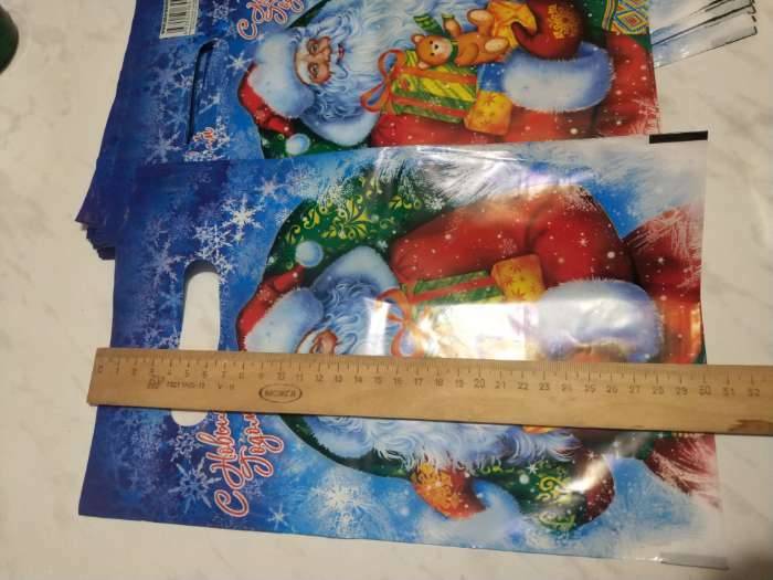 Фотография покупателя товара Пакет полиэтиленовый "Новогодняя метель" с вырубной ручкой, 20 х 30 см , 30 мкм - Фото 1