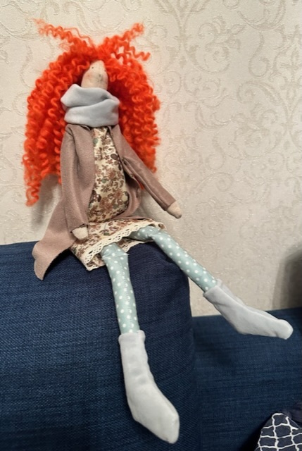 Фотография покупателя товара Набор для шитья. Интерьерная кукла «Юсти», 45 см - Фото 1
