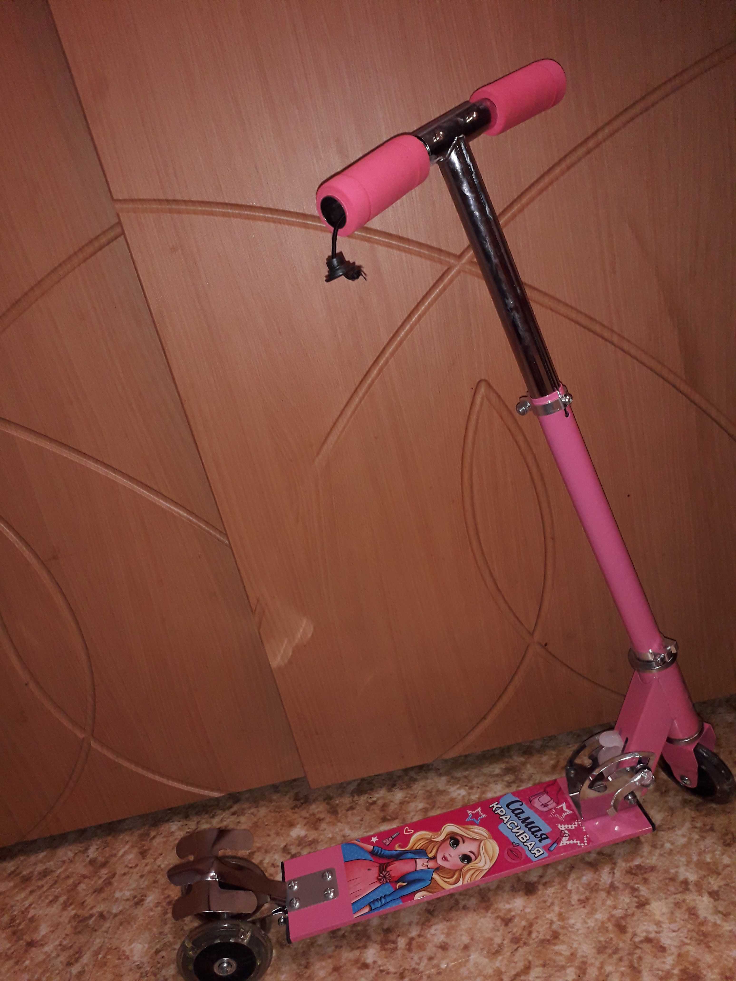 Фотография покупателя товара Самокат детский ONLITOP Style, цвет розовый