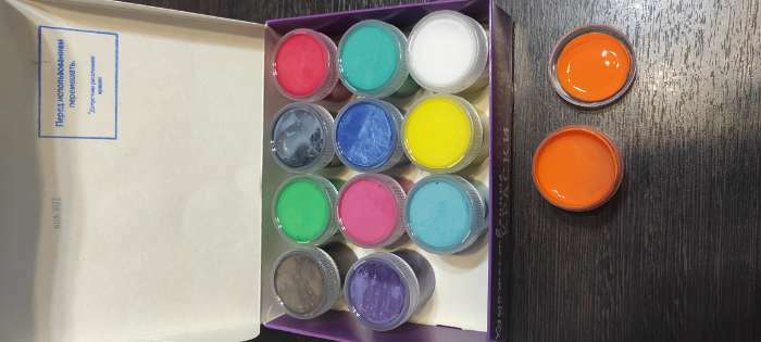 Фотография покупателя товара Краска акриловая, набор 12 цветов х 20 мл, Calligrata, художественная, морозостойкая, в картонной коробке - Фото 1