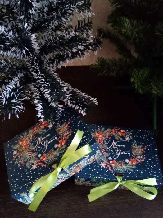 Фотография покупателя товара Складная коробка подарочная «Новогодняя ботаника», 16.5 × 12.5 × 5 см - Фото 1