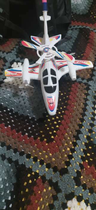 Фотография покупателя товара Каталка на палке «Самолёт», цвета МИКС