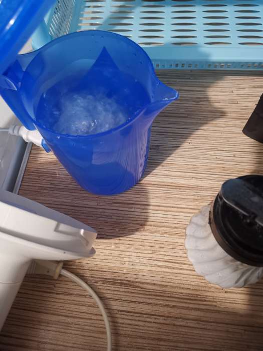 Фотография покупателя товара Чайник электрический "Капелька", пластик, 0.5 л, 600 Вт, бирюзовый - Фото 1
