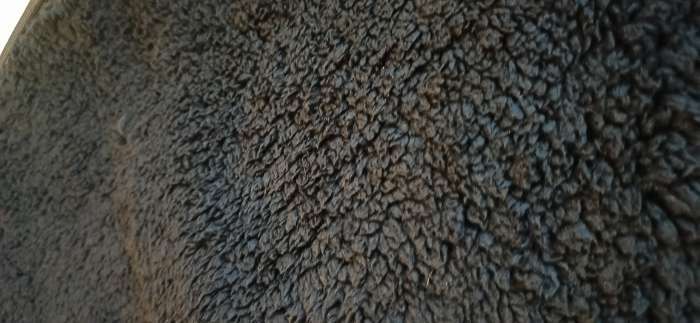Фотография покупателя товара Накидка на сиденье, натуральная шерсть, 145х55 см, черная