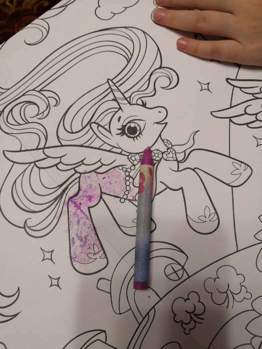 Фотография покупателя товара Восковые карандаши, набор 36 цветов, My Little Pony