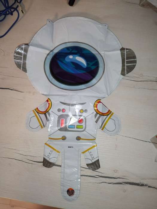 Фотография покупателя товара Шар фольгированный 14" «Космонавт» с клапаном - Фото 1