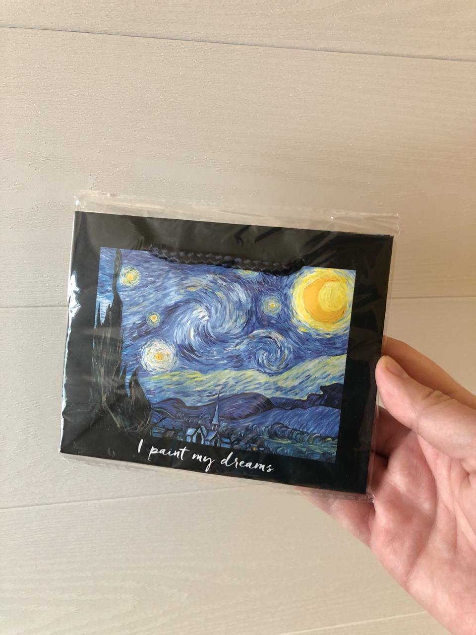 Фотография покупателя товара Пакет подарочный ламинированный горизонтальный, упаковка, «I paint my dream», S 15 х 12 х 5.5 см