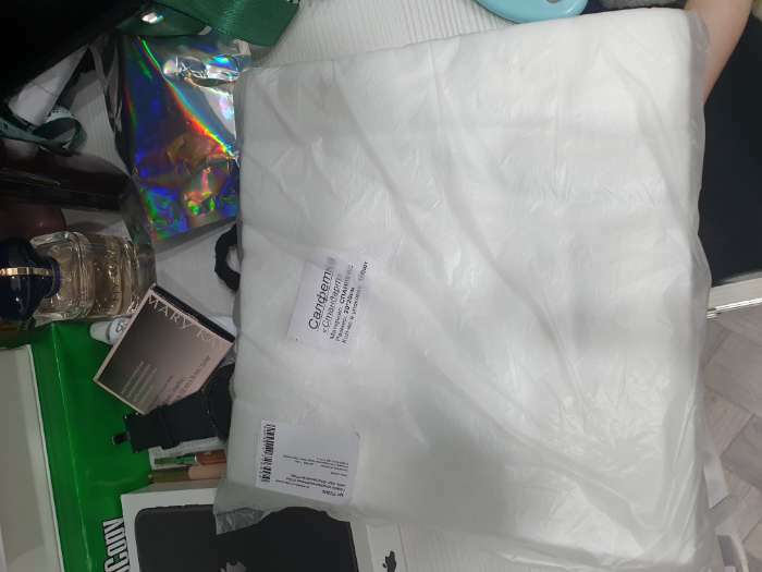 Фотография покупателя товара Одноразовые косметические салфетки, 100 шт, плотность 40г/м2, спанлейс, 20 × 20 см, цвет белый - Фото 1