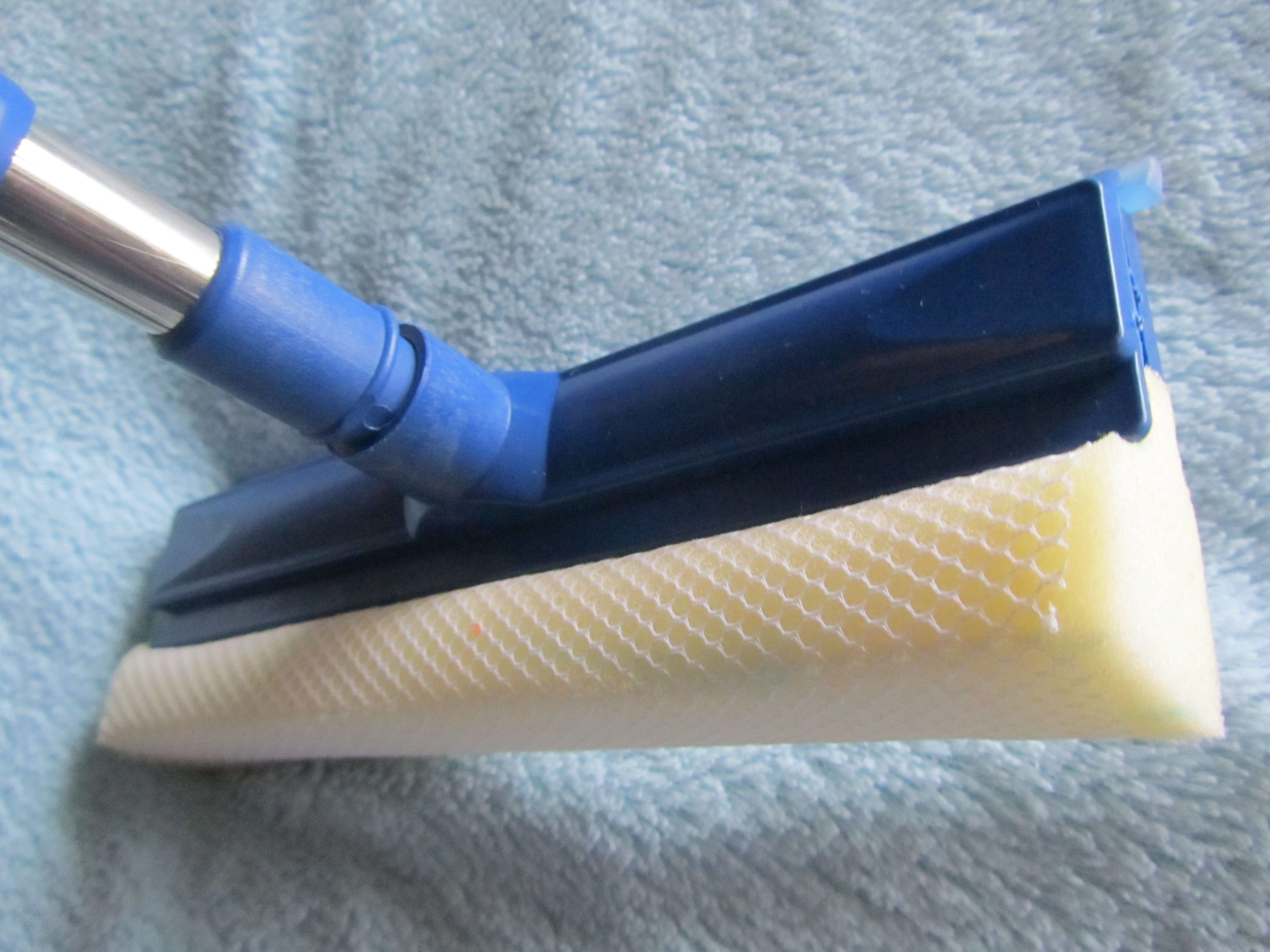 Фотография покупателя товара УЦЕНКА Окномойка с телескопической стальной ручкой и сгоном Доляна, 20×8×46(76) см, поролон - Фото 5