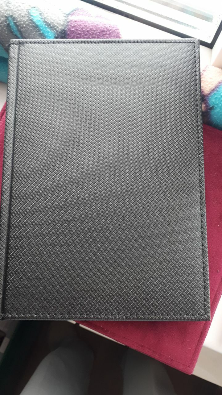 Фотография покупателя товара Ежедневник недатированый А5 160 листов, обложка из искусственной кожи, чёрный - Фото 1