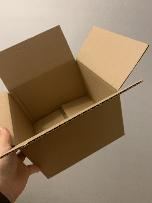 Фотография покупателя товара Коробка складная, бурая, 20 х 19 х 13 см - Фото 2