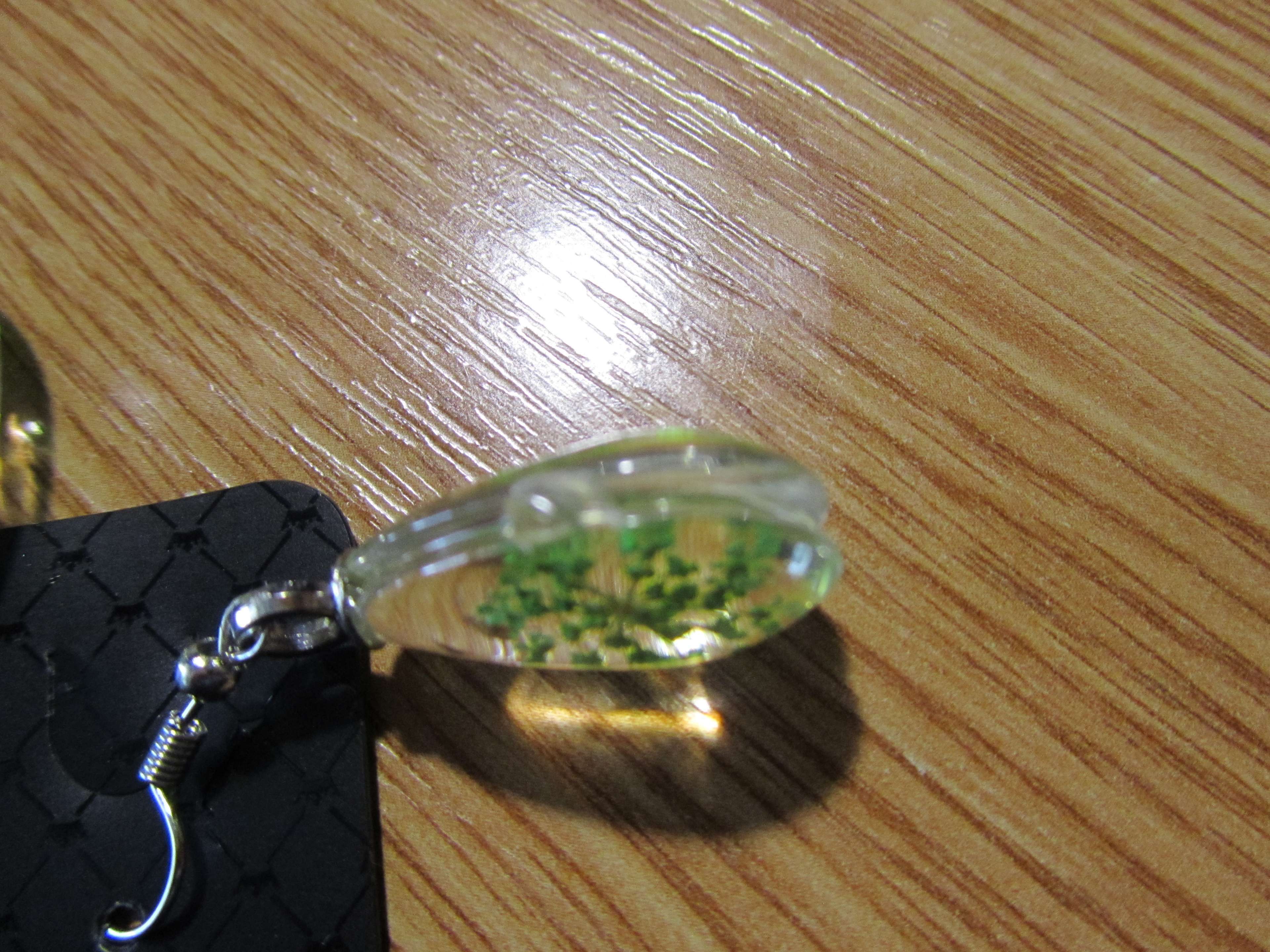 Фотография покупателя товара Серьги из стекла "Капля" цветок, цвет МИКС - Фото 3
