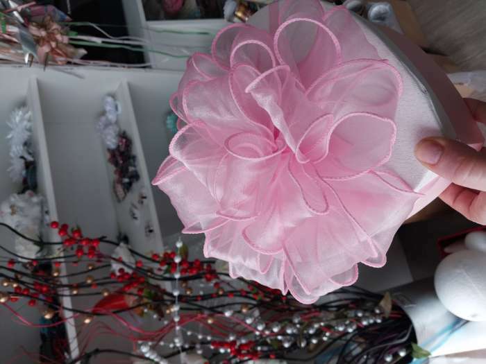 Фотография покупателя товара Лента капроновая «Волна», 50 мм, 10 ± 1 м, цвет розовый