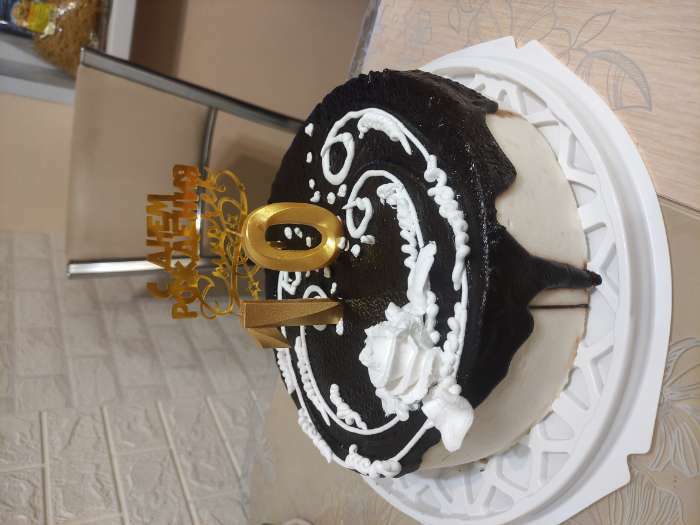 Фотография покупателя товара Свеча в торт "Грань", цифра "2", голубой металлик, 6,5 см - Фото 21