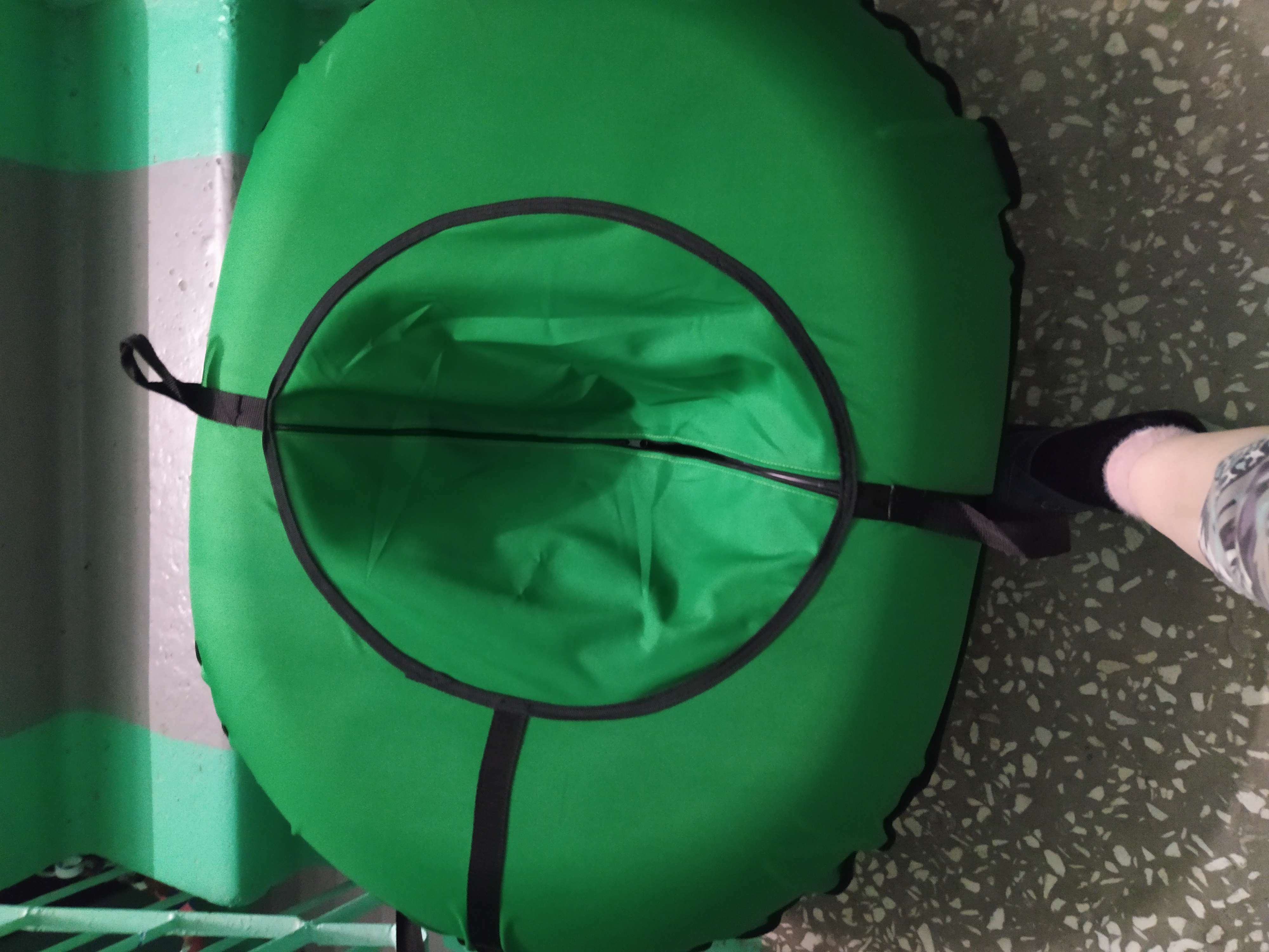 Фотография покупателя товара Тюбинг-ватрушка «Овал», размер чехла 95 х 125 см, тент/оксфорд, цвета микс - Фото 16