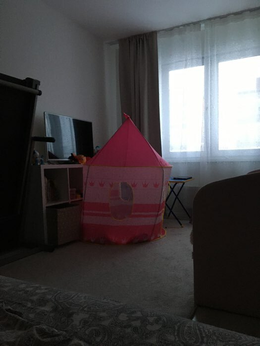 Фотография покупателя товара Палатка детская игровая «Шатёр», розового цвета - Фото 6