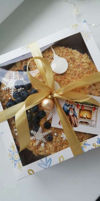 Фотография покупателя товара Коробка для капкейков «Let it Snow», 10 х 16 х 10см, Новый год - Фото 1