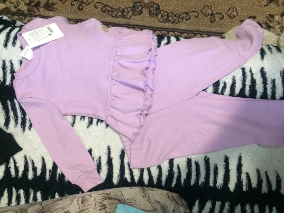 Фотография покупателя товара Костюм детский (джемпер, брюки) MINAKU, цвет розовый, рост 74-80 см - Фото 5