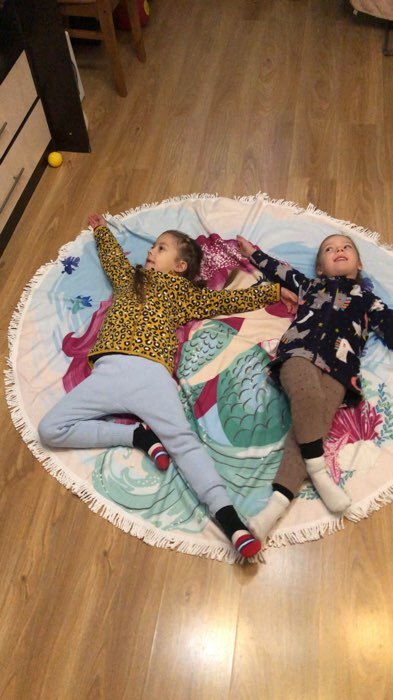 Фотография покупателя товара Полотенце пляжное Этель «Поймай волну», d=150 см - Фото 1