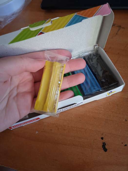 Фотография покупателя товара Пластилин 6 цветов, 96 г, ErichKrause Basic, в картонной упаковке - Фото 2