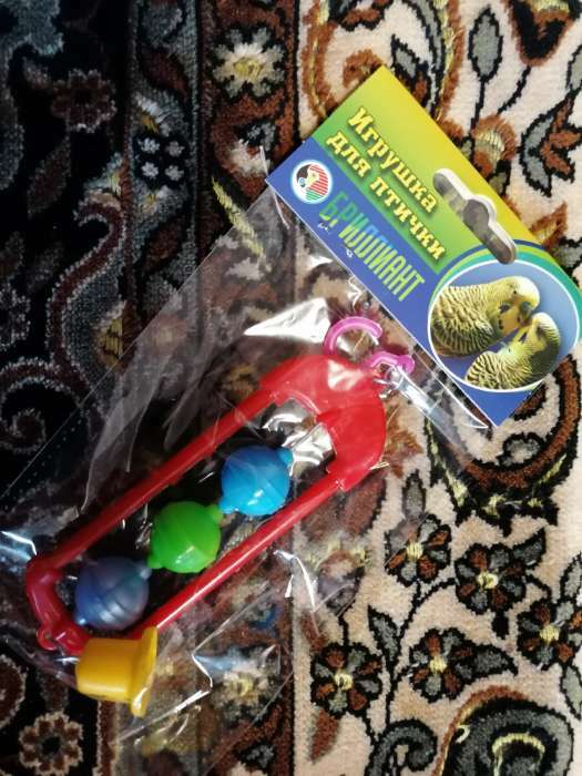 Фотография покупателя товара Игрушка для птиц светофор   микс цветов - Фото 3
