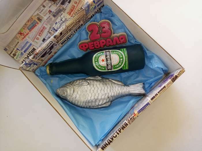 Фотография покупателя товара Коробка подарочная, крышка-дно, "Новогодний принт", 14,5 х 14,5 х 6 см - Фото 17