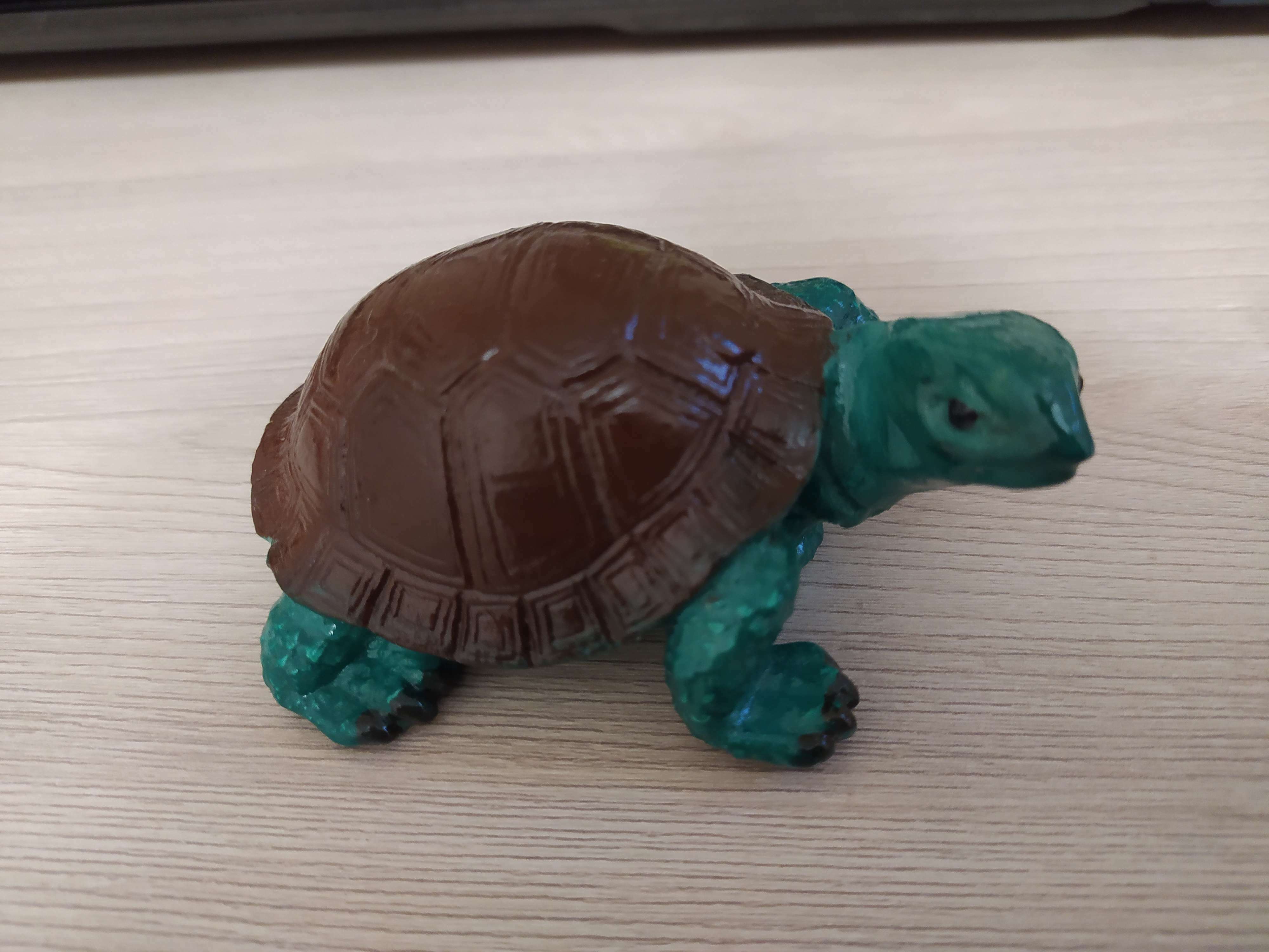 Фотография покупателя товара Фигура для раскраски "Черепаха" 9х5х4см - Фото 1