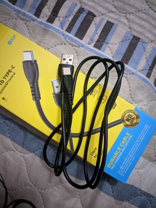 Фотография покупателя товара Кабель Borofone BX51, Type-C - USB, 3 A, 1 м, чёрный - Фото 1