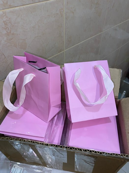 Фотография покупателя товара Пакет подарочный, упаковка, «Розовый», 11,5 х 14.5 х 6 см