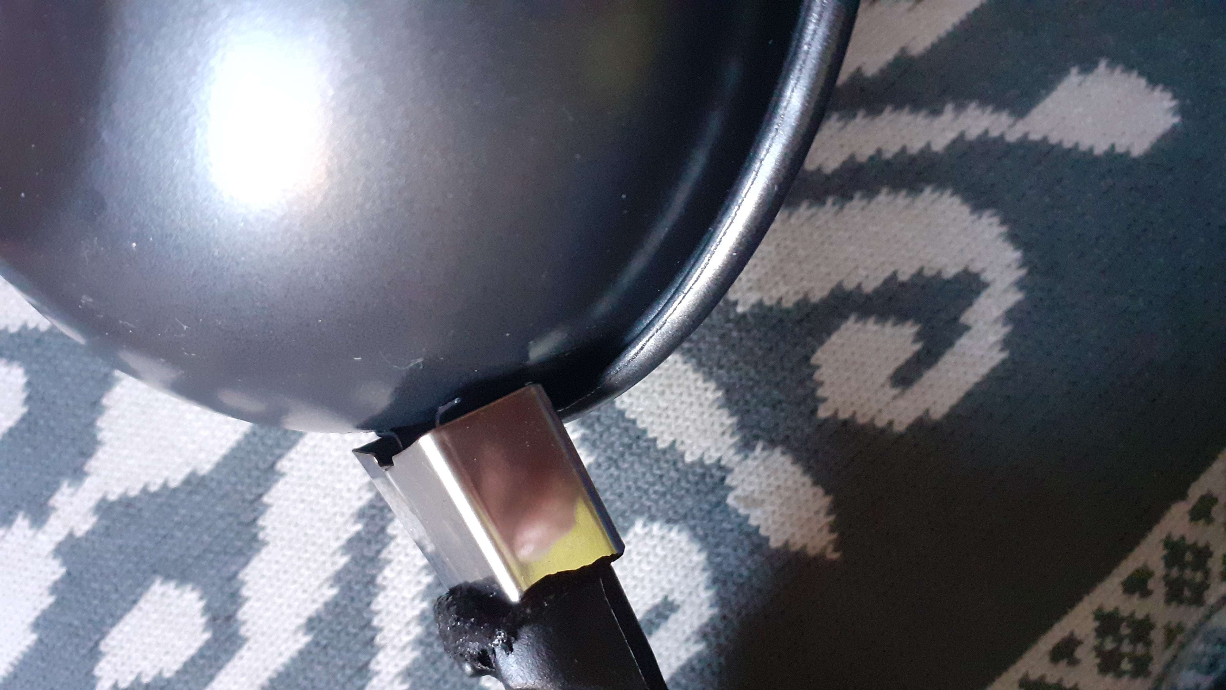Фотография покупателя товара Ковш Promo, 700 мл, d=14 см, антипригарное покрытие, бакелитовая ручка, цвет тёмно-серый - Фото 5