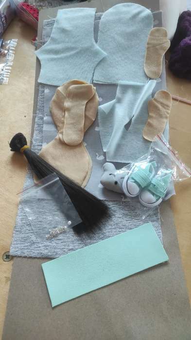 Фотография покупателя товара Набор для шитья. Интерьерная кукла «Нати», 21 см - Фото 2