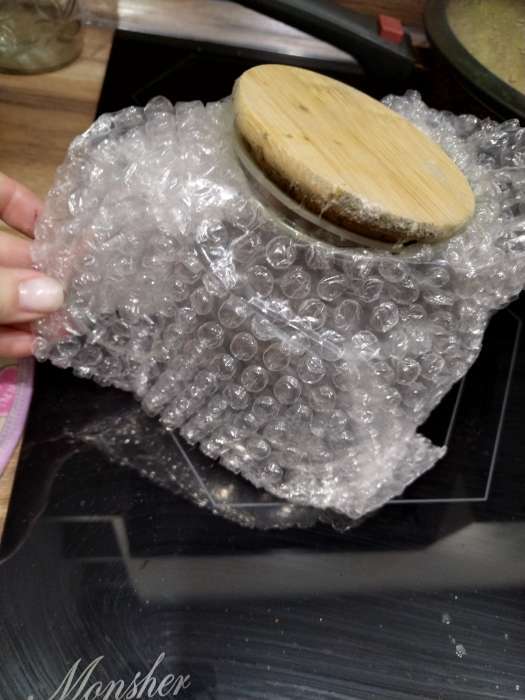 Фотография покупателя товара Чайник стеклянный заварочный с бамбуковой крышкой и металлическим фильтром Magistro «Эко», 1 л