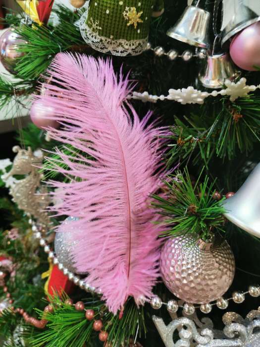 Фотография покупателя товара Перо страуса 200-250 мм, т.сиреневый - Фото 7