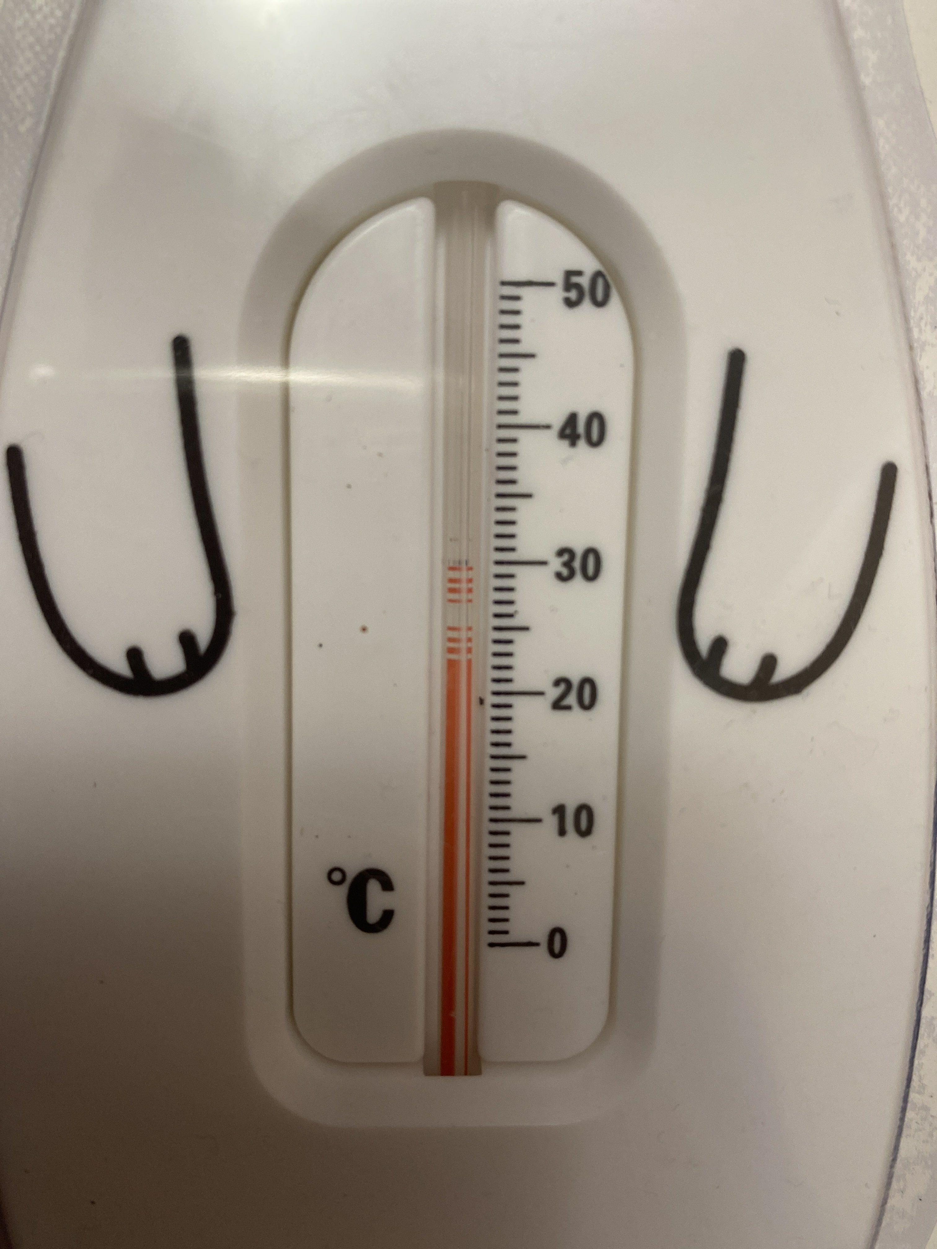 Фотография покупателя товара Термометр универсальный «Мишка», цвет белый - Фото 3