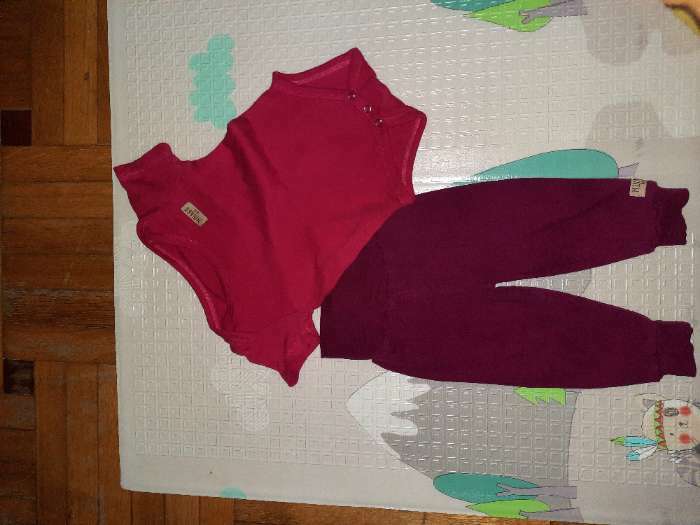 Фотография покупателя товара Штаны детские MINAKU, цвет фуксия, рост 74-80 см